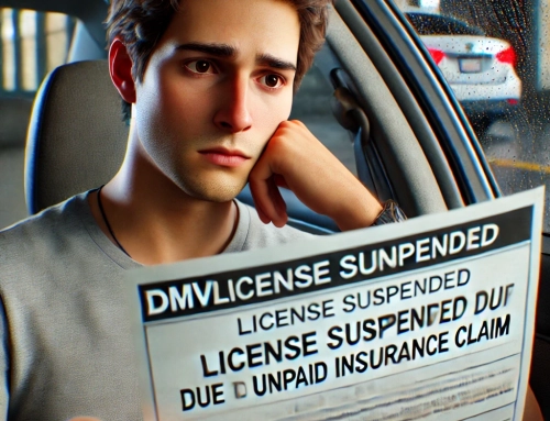 Can my license be suspended for unpaid Insurance Claim?
