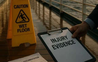 What evidence do I need for a cruise ship injury claim?